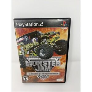 Monster Jam Maximum Destruction - PlayStation 2 ( Game And Manual )